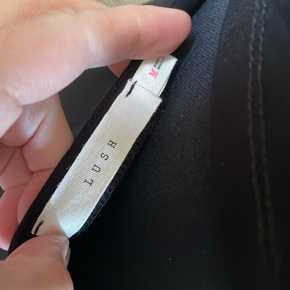 Black knit crisscross back dress - Picture 6 of 9